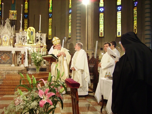 50.mo Professione monastica con mons. Franco Giulio Brambilla